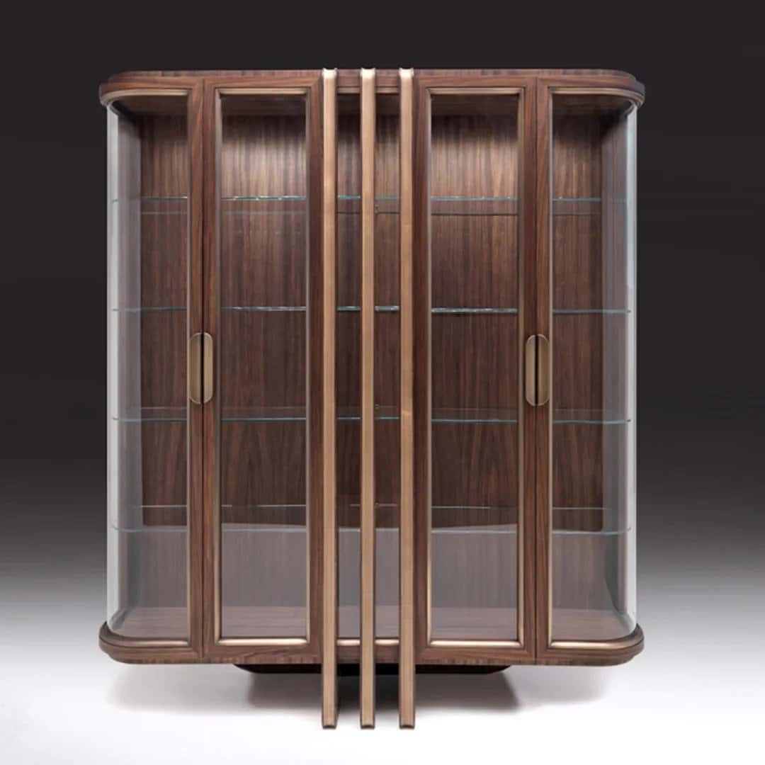 Oud vitrines