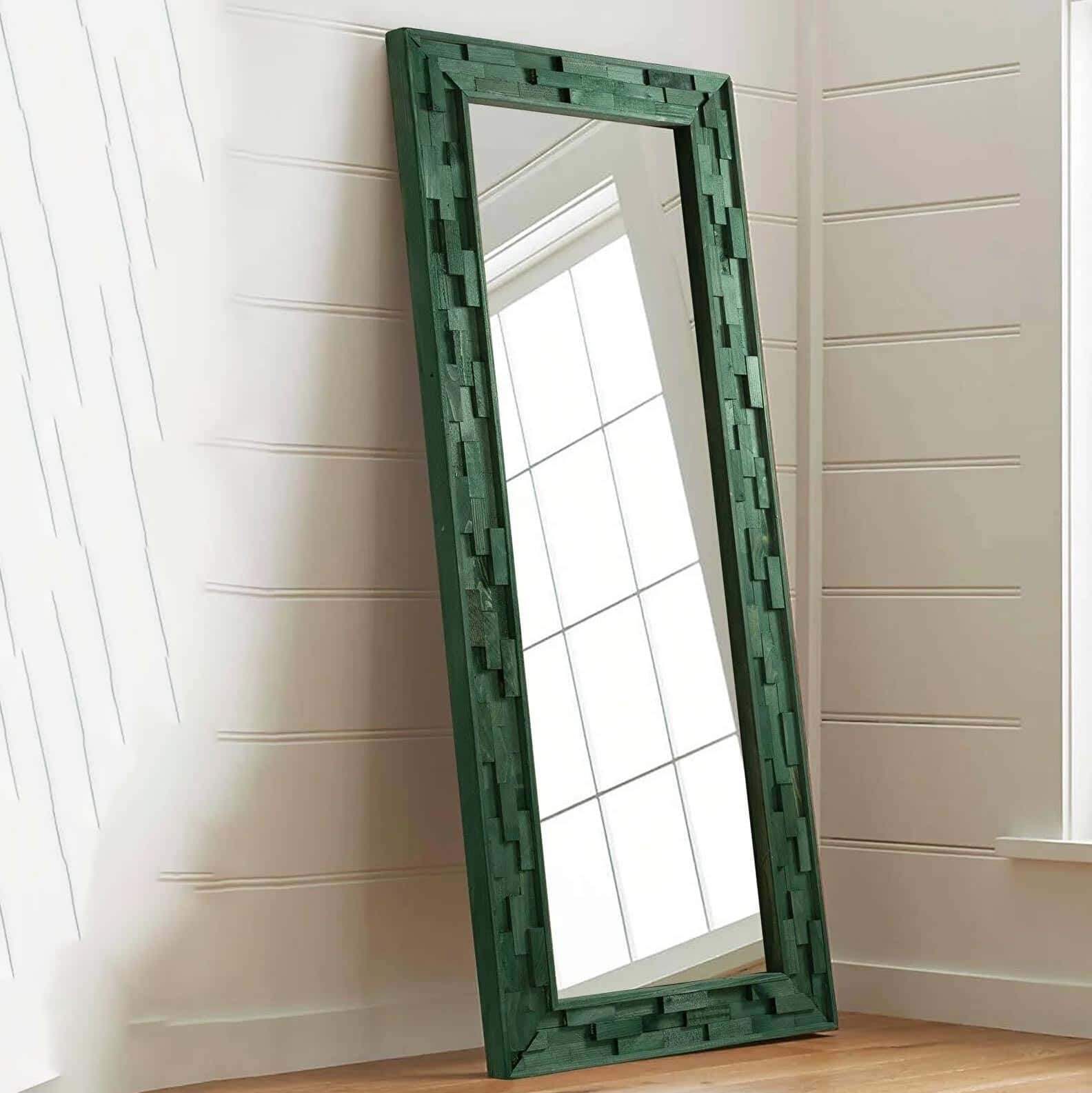 Guitar stand mirror
