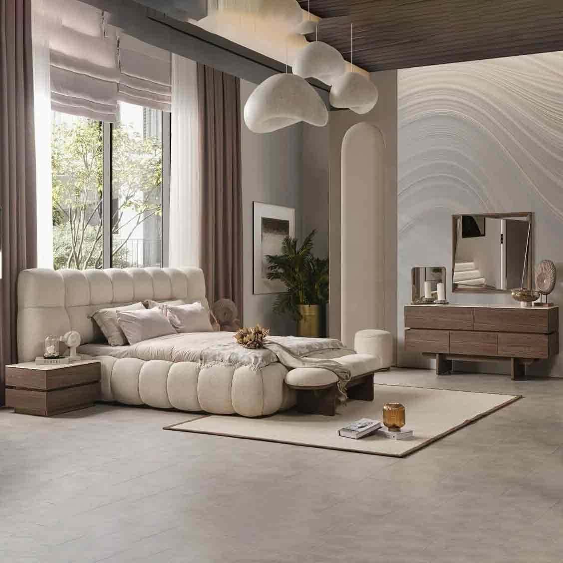 Tranquil bedroom dresser