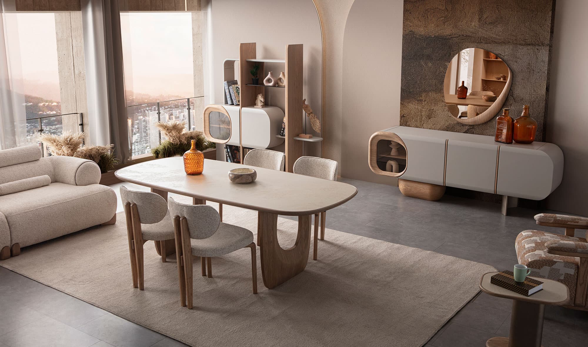 organzia dinning room